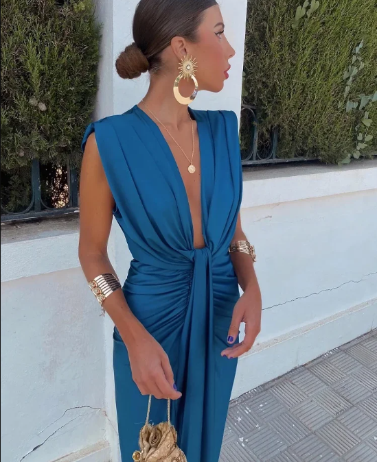 ELARA™ | Elegant Pleated Dress