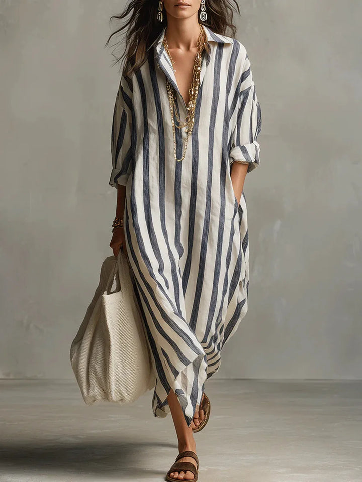 Pepa™ | European Long Shirt Dress