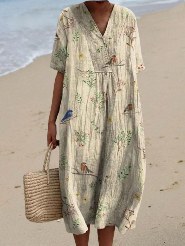 Olivia | Printed Dress for a Summer Breeze