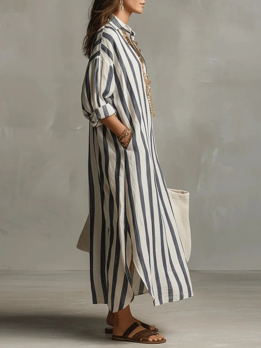 Pepa™ | European Long Shirt Dress
