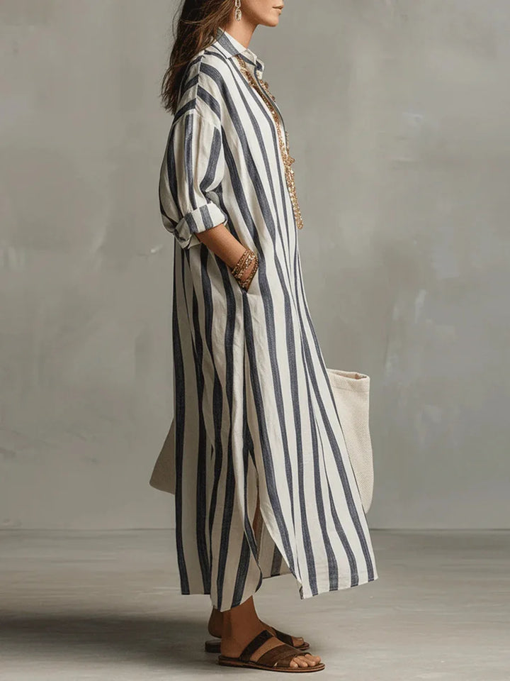 Pepa™ | European Long Shirt Dress