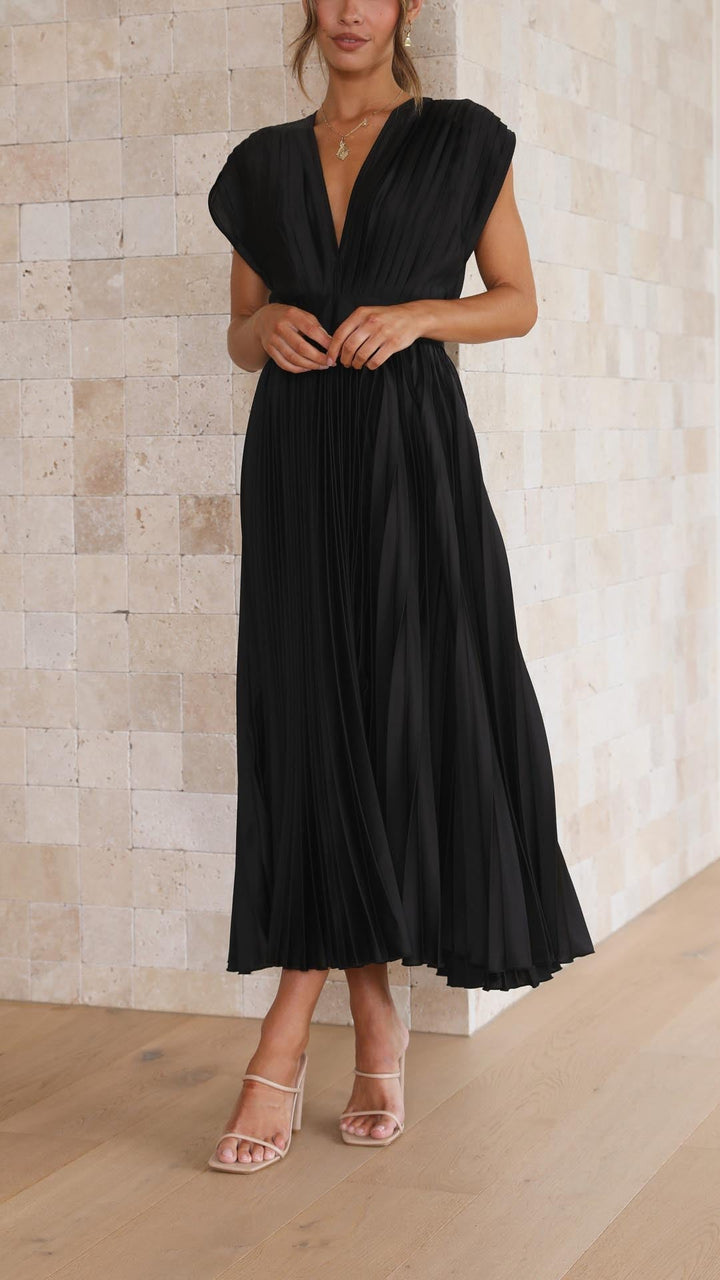Radiant Elegance | Pleated Dress