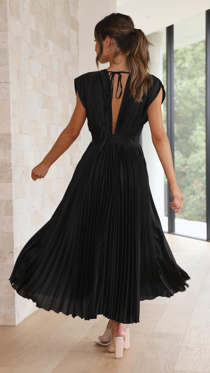 Radiant Elegance | Pleated Dress