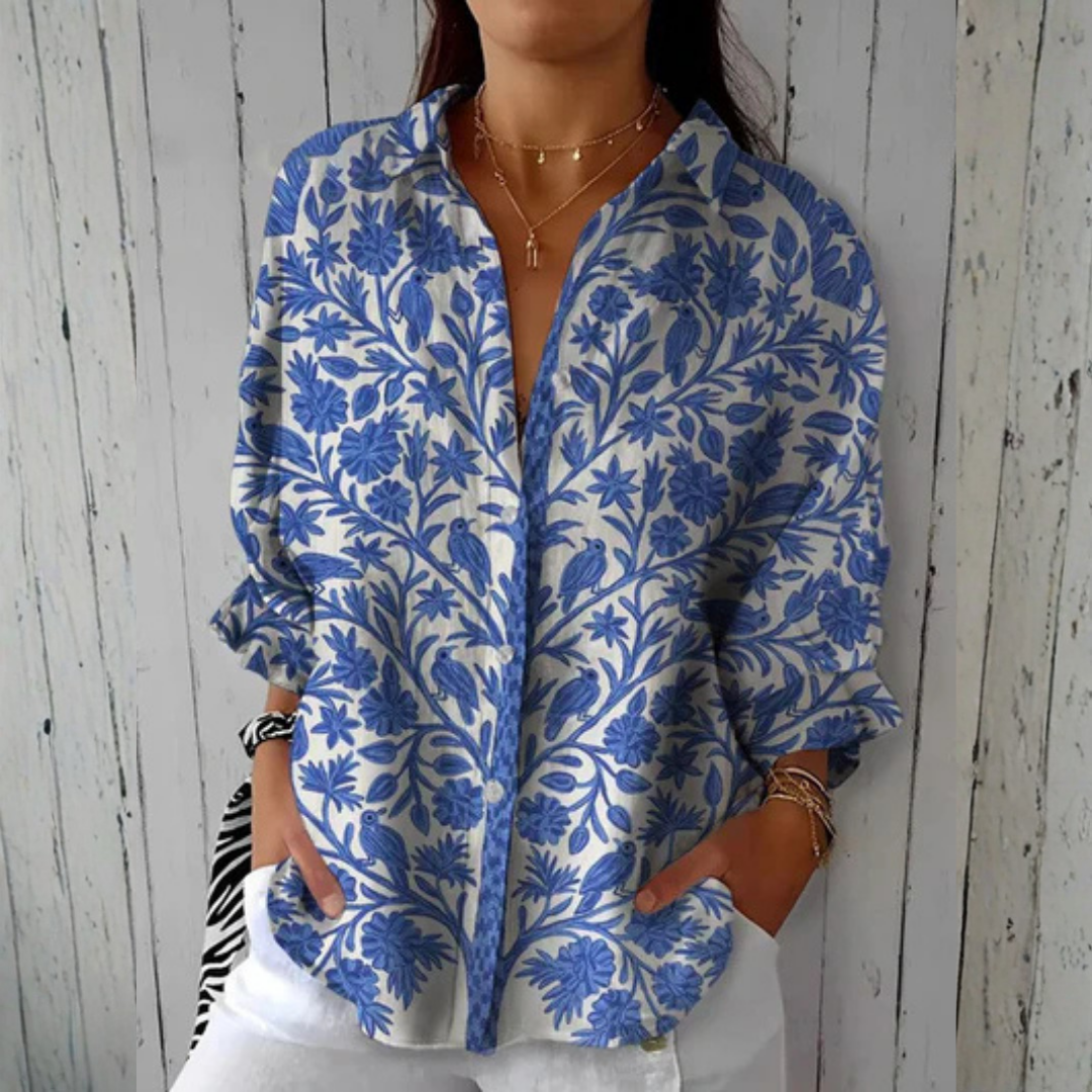 ISABELLA™ | Blue Garden Blouse