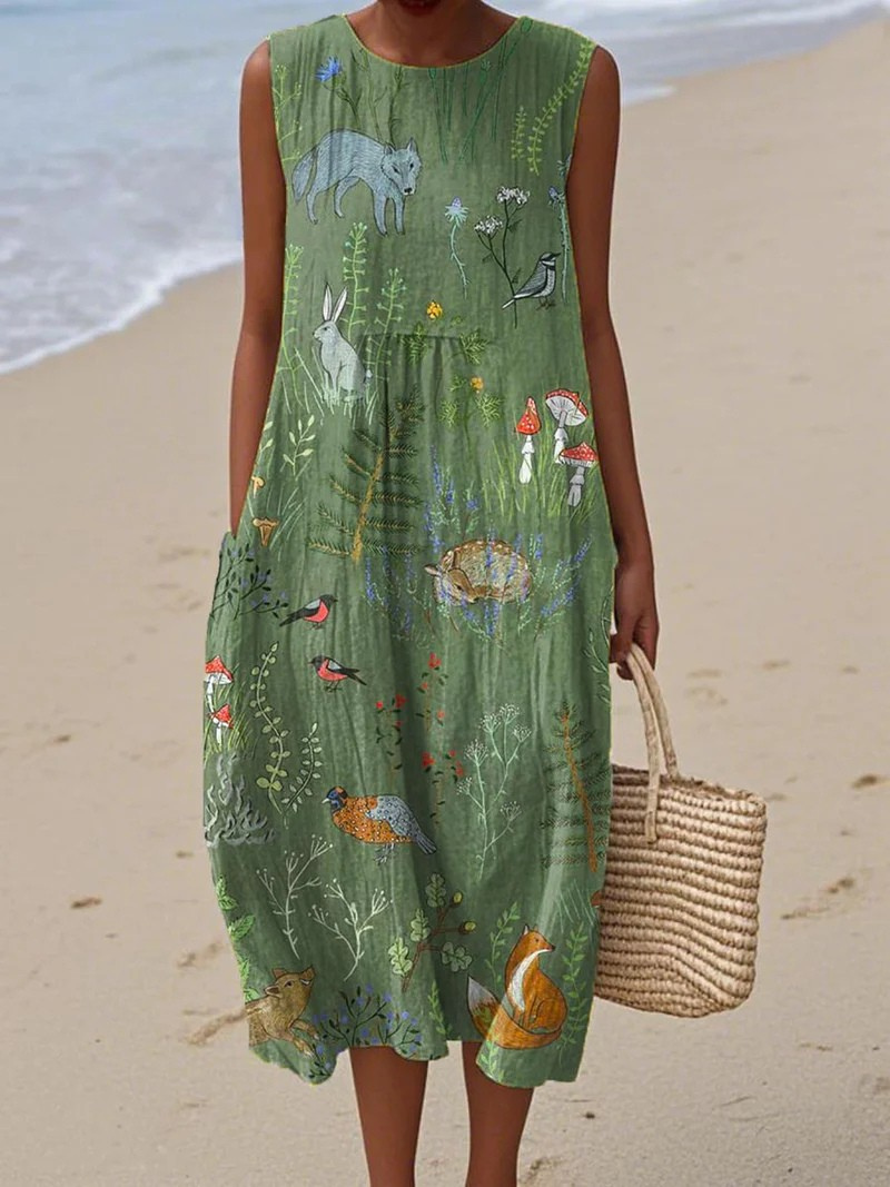 Hannah | Printed Dress for a Summer Breeze
