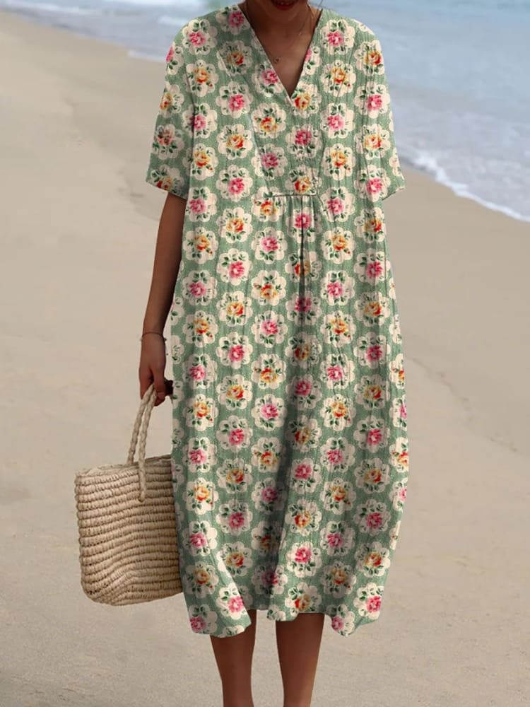 Chloe | Printed Dress for a Summer Breeze