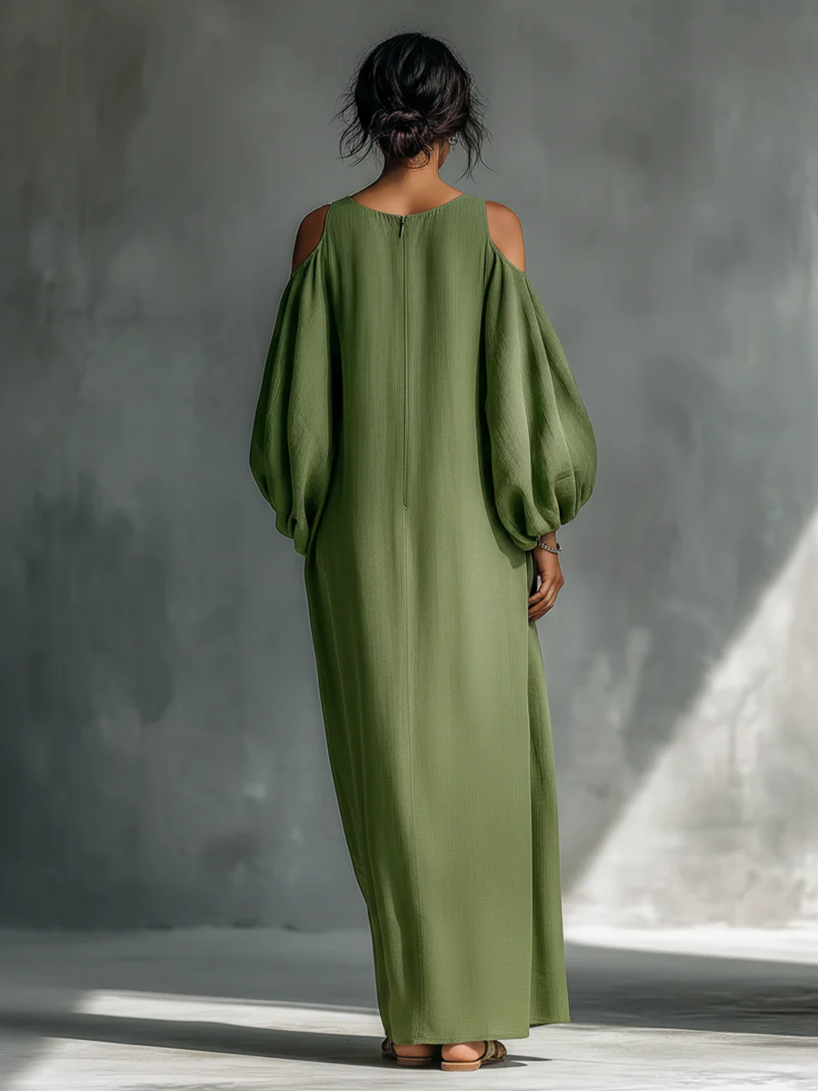 Susana | European Dress with Off-Shoulder Design