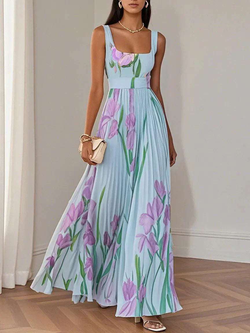 Yara™ - Maxi Dress Made of Pleated Chiffon