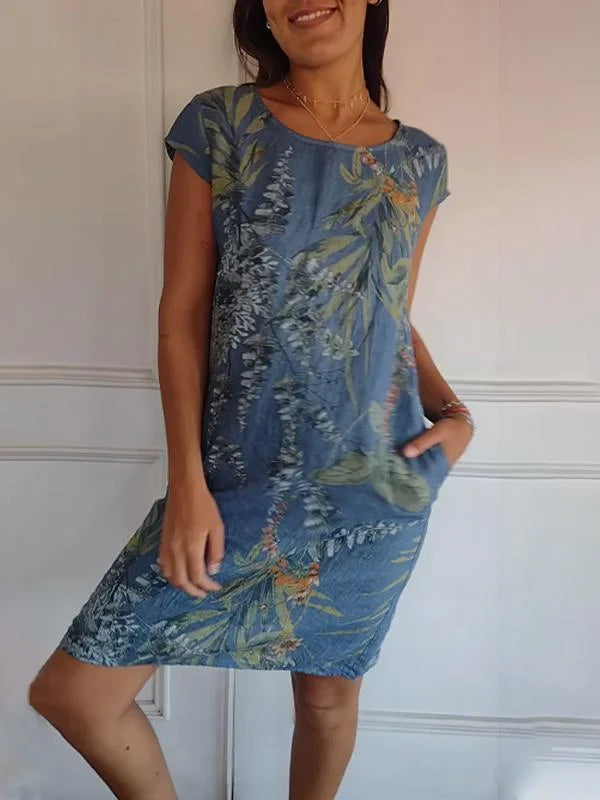 SOFIA™ | Printed Summer Dress with Pockets
