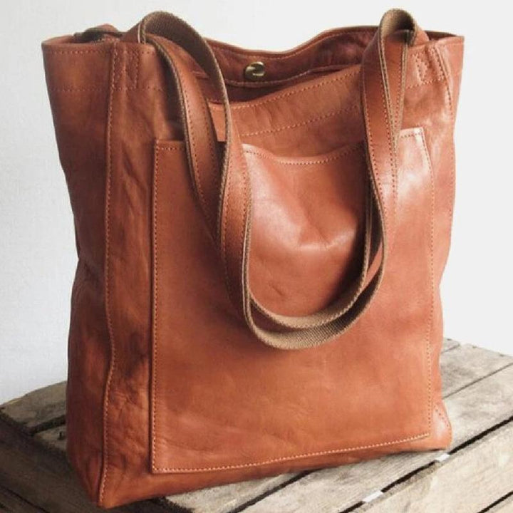 PAMELA™ | Classic Leather Tote