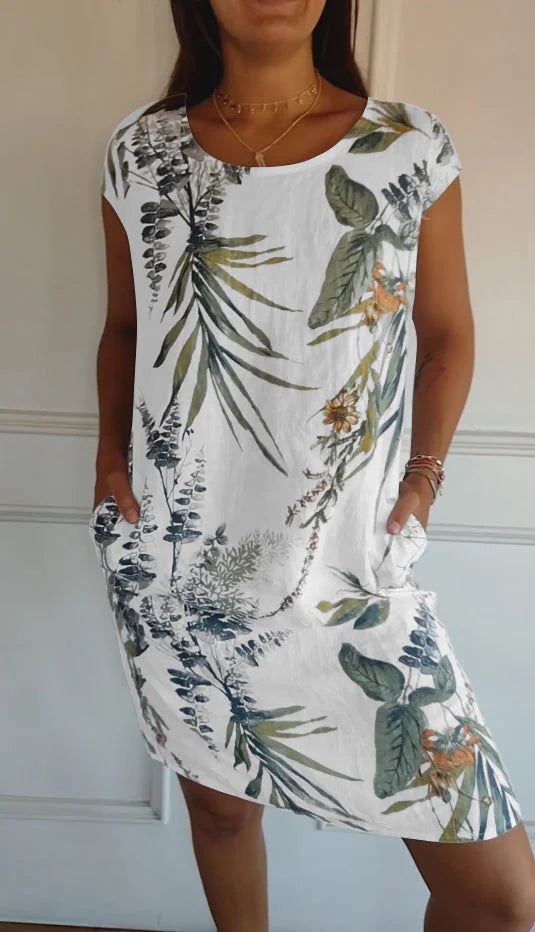 SOFIA™ | Printed Summer Dress with Pockets