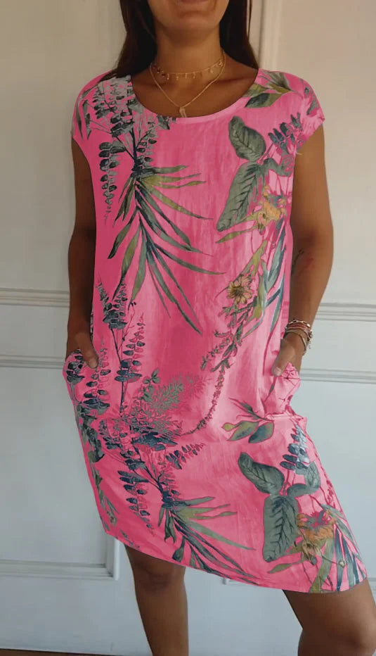 SOFIA™ | Printed Summer Dress with Pockets