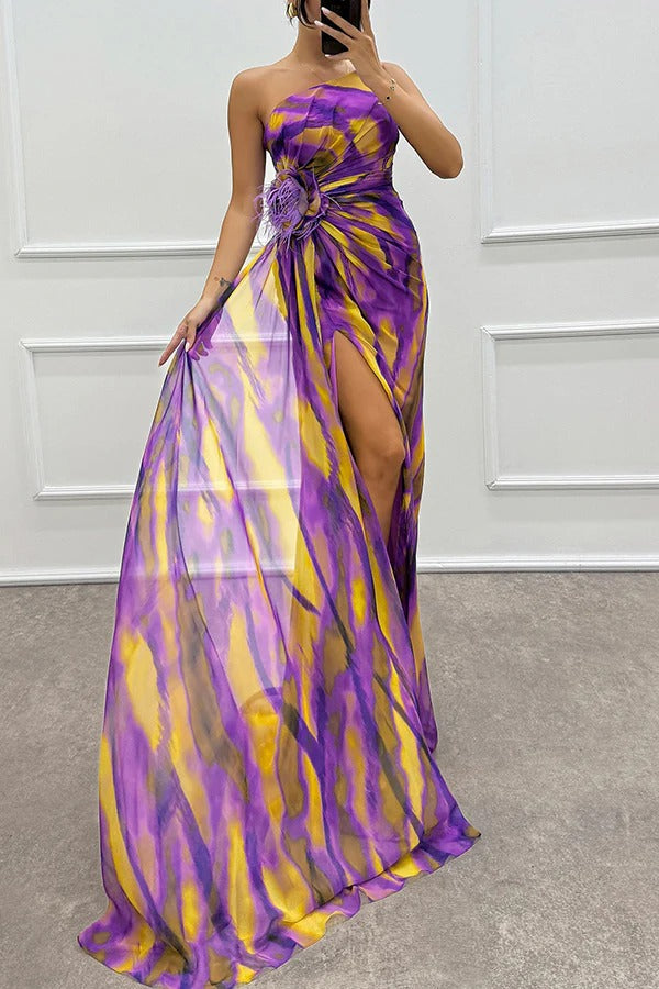 VIRELLE™ | Vibrant Draped Dress