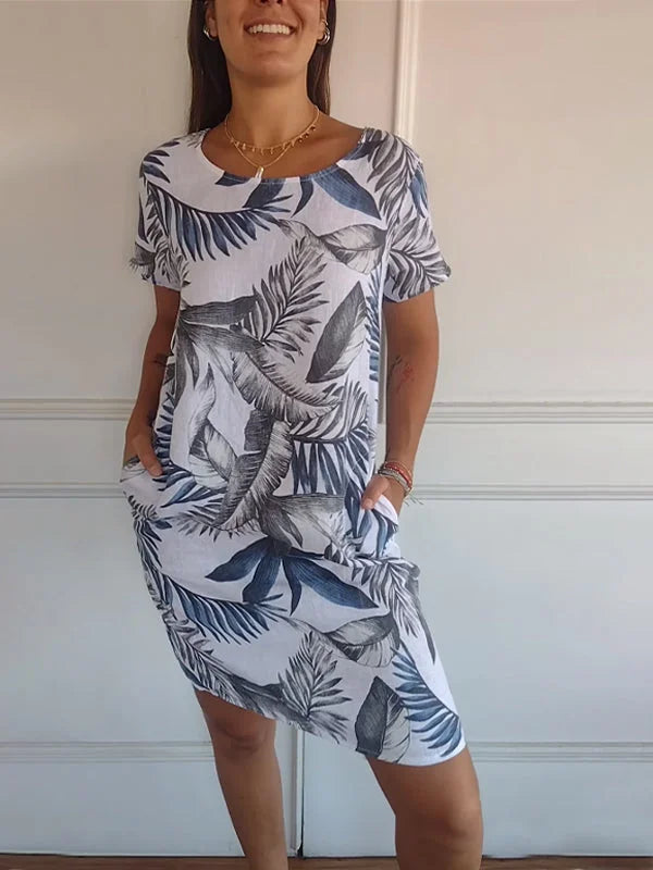 SOFIA™ | Printed Summer Dress with Pockets
