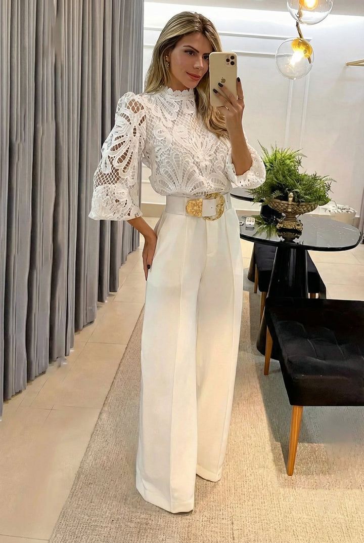 MARÍA™ | Blouse and Trousers Set