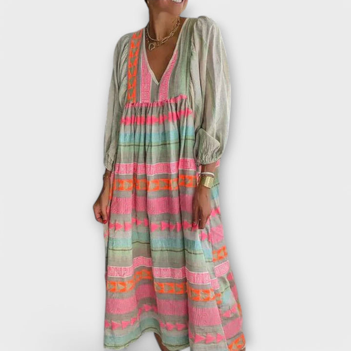 Diana™ | Colorful A-line Dress
