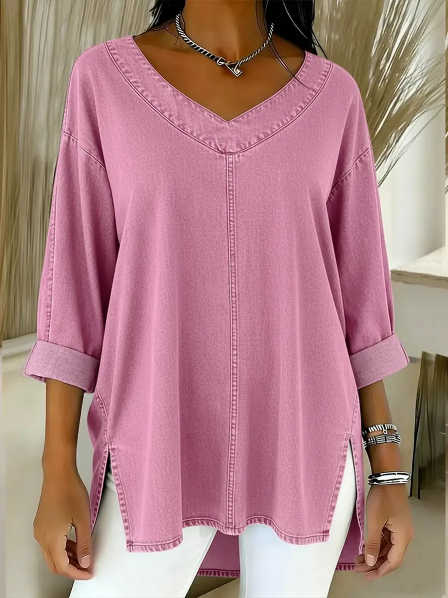 JESSICA™ | Relaxed V-Neck Top
