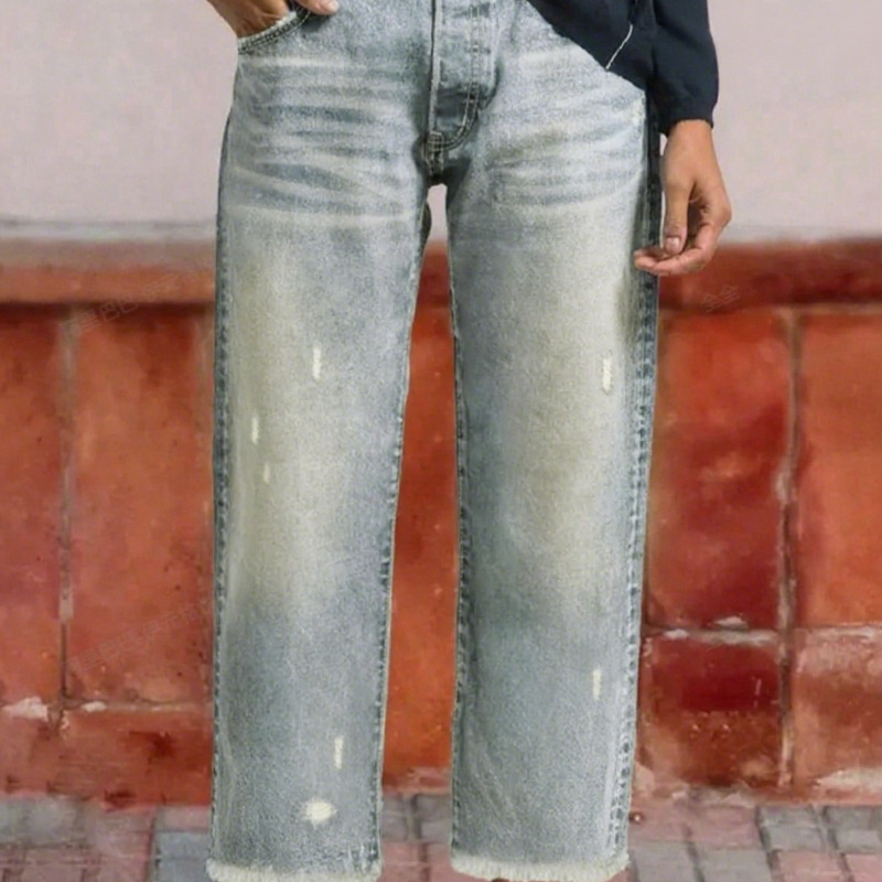 FEMINA | Retro Straight-Leg Jeans for Women