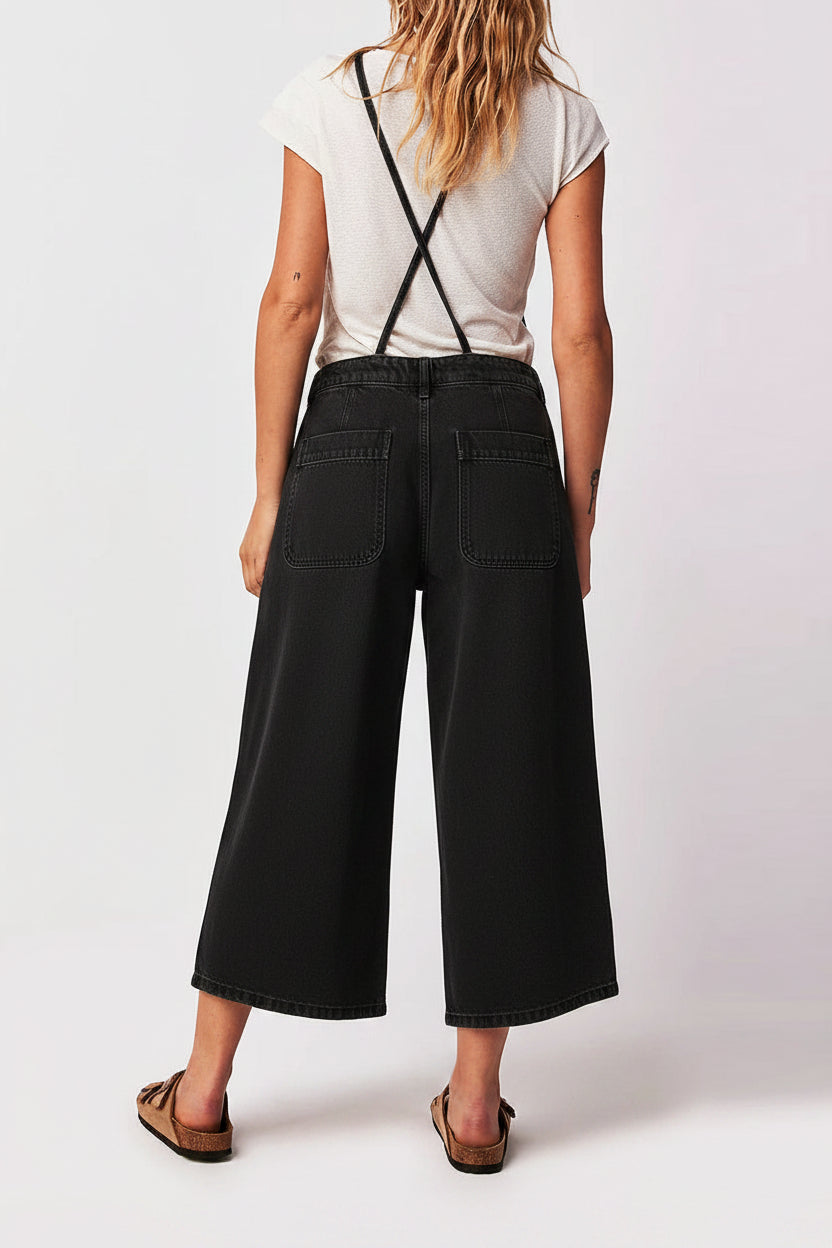 Elizabeth | Jumpsuit with Straps and Wide Leg