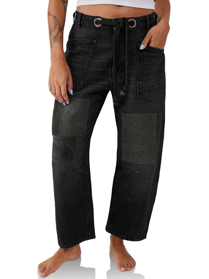Margaret | Patchwork Jeans with Cord
